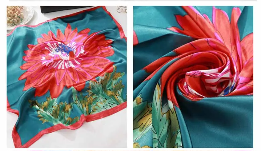 Шарф для женщин Мода 2019 весна и осень Дамский шарф маленький квадратный платок Высококачественный галстук кашне Дамская бандана