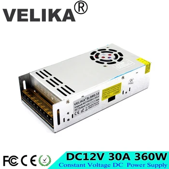 

360W 12V 30A Single Output Switching power supply for Led Strip light display AC110-220V input Voltage Transformer AC to DC12V