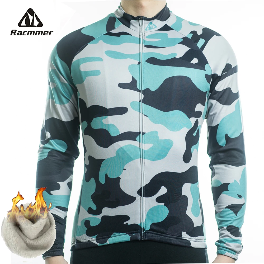 Download Racmmer Warm 2020 New Winter Thermal Fleece Cycling Jersey ...