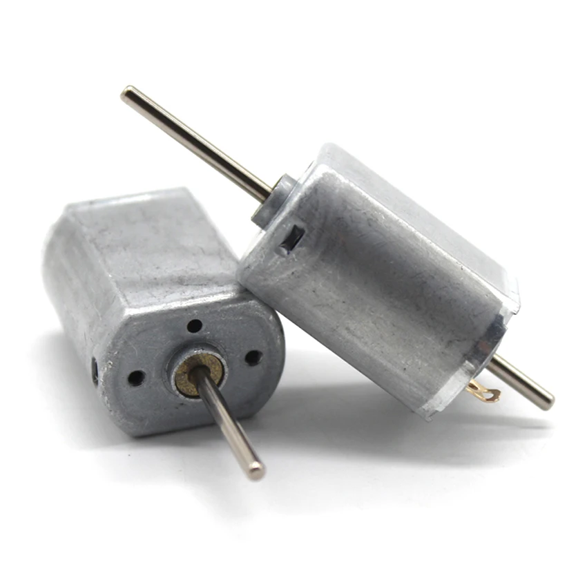 Двухвальный червячный FK130SH микро двигатель постоянного тока DIY 0 6 модуль (съемный)