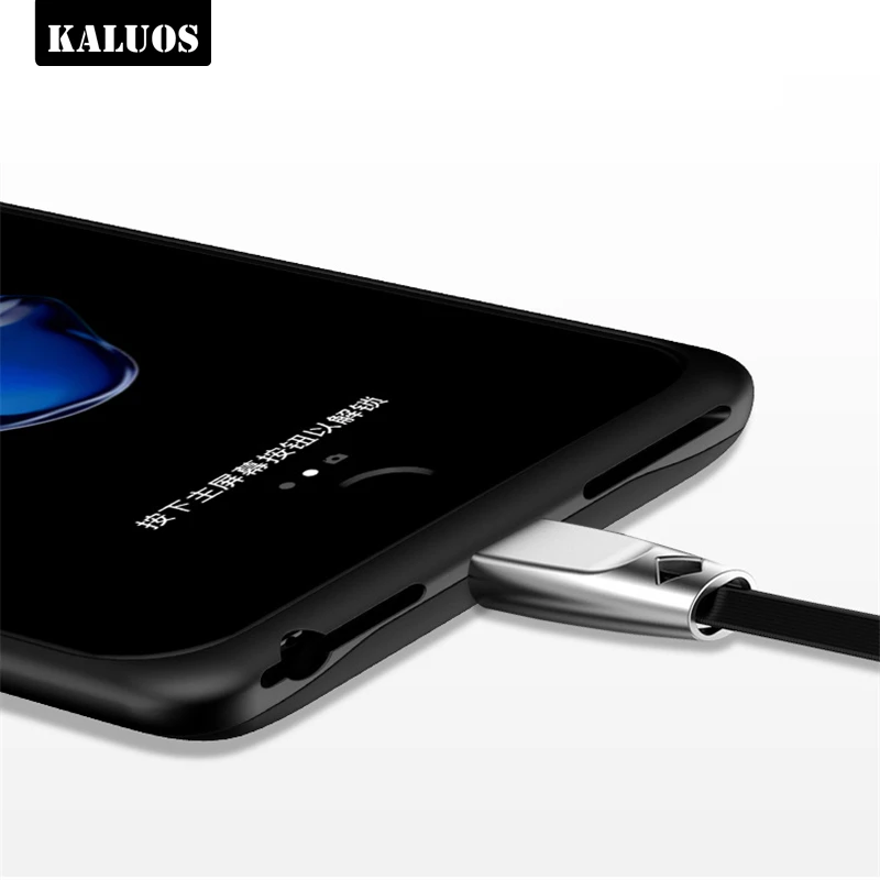 Чехол для зарядного устройства KALUOS для iPhone 6, 6 S, 7, 8, 5000 мА/ч, внешний аккумулятор для iPhone 8, 7, 6, силиконовый чехол для задней панели телефона