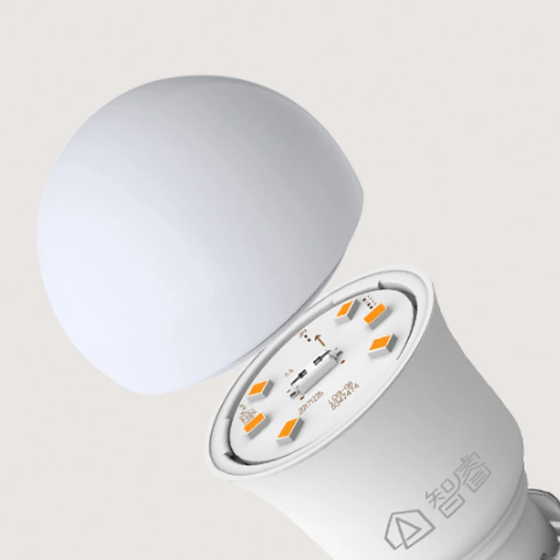 Xiaomi Mijia Zhirui светодиодный светильник E27 белый светильник 5 Вт 6500 к энергосберегающая настольная Напольная Лампа защита от короткого замыкания