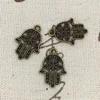 15pcs Charms Hamsa Palm Protection 20x15mm Antique Making Pendant fit,Vintage Tibetan Bronze Silver color,DIY Handmade Jewelry ► Photo 2/2
