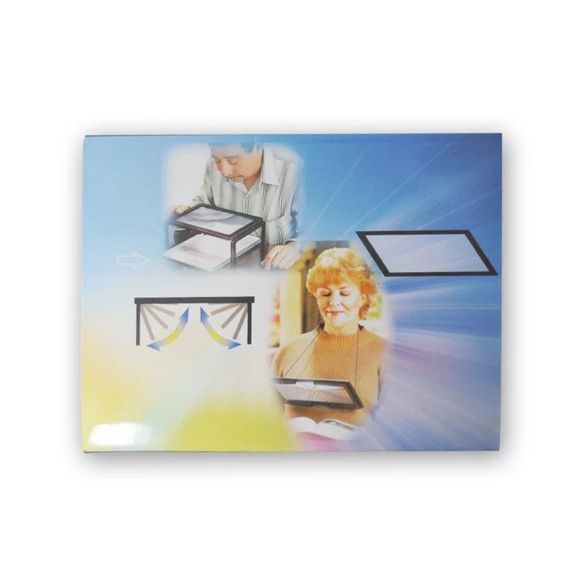 3X хэндс-фри A4 Размеры рабочего Настольная Лупа увеличительное стекло с подсветкой с Светодиодная лампа для освещения Цепочки и ожерелья для пожилых людей с плохим зрением