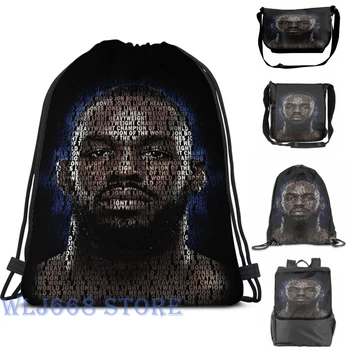

Funny graphic print shoulder Bags women Jon Jones (Superimposed) Single shoulder backpack travel for men Gym Bag