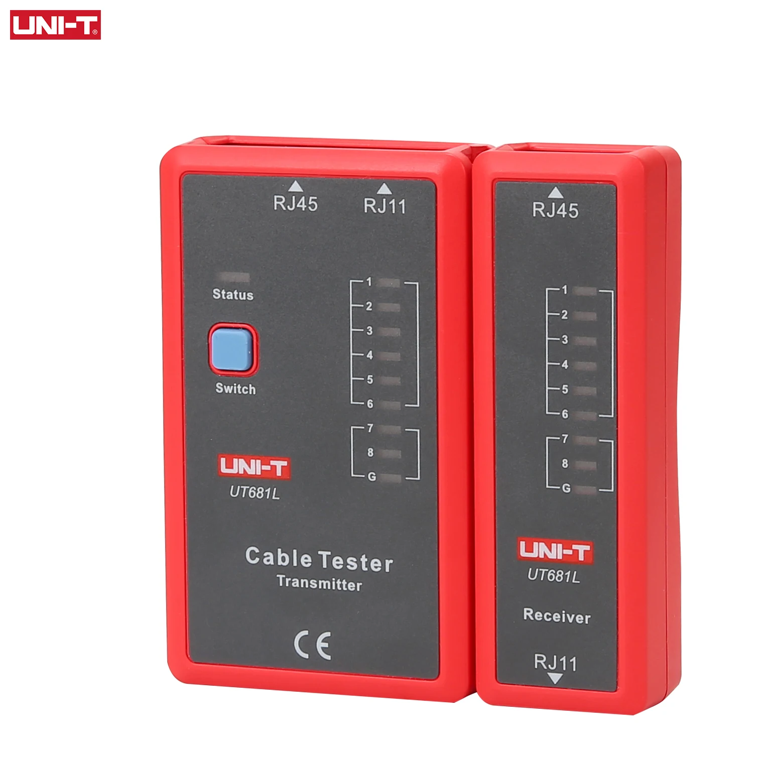 UNI-T UT681L Cable Tester Tracker LAN Auto Network LED Tester Ethernet Telephone BNC Repair Tool 4