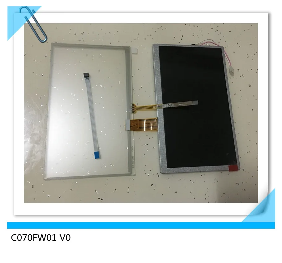 7-дюймовый жк-экран C070FW01 V0 V.0 26 pin + сенсорный экран CCFL подсветка | Компьютеры и офис