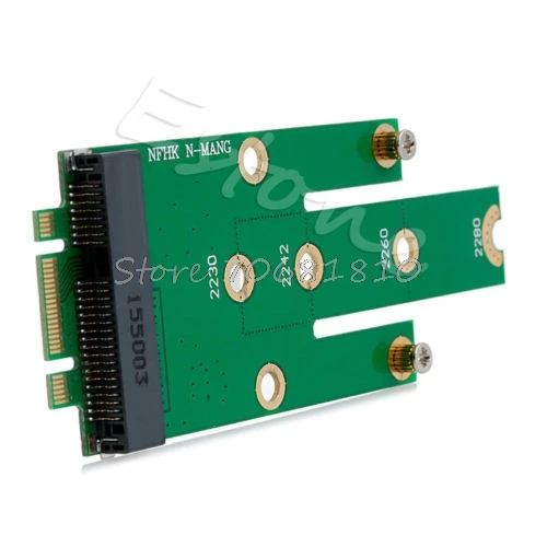 MSATA Mini PCIE 3 0 SSD на двухдиапазонный 2 4 + 5 ГГц 867 м Bluetooth V4.2 M.2 B Ключ SATA Интерфейс