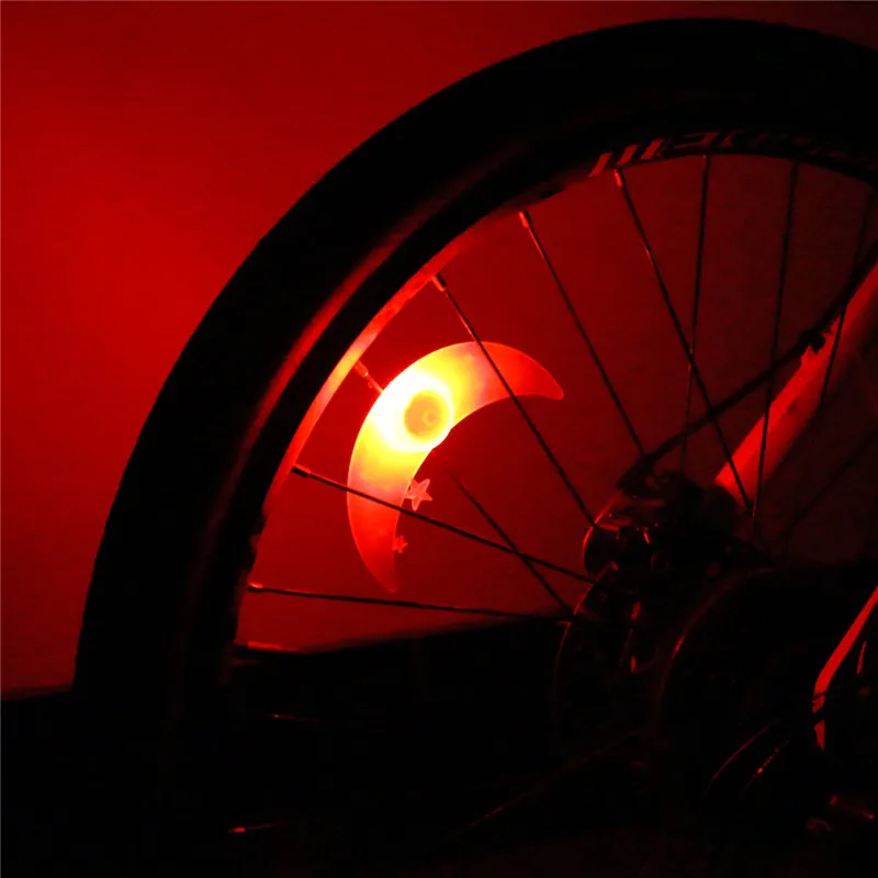 Sale 2pcs New M Bicycle Wheel LED Safety Bicycle Accessories LED Bicycle Wheel Light With Battery Spoke Lights Bike Light 3