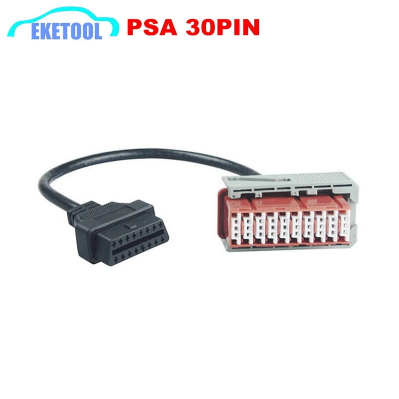 PSA 30PIN кабель для Lexia3 для Citroen/peugeot старых автомобилей OBD OBD2 Lexia PP2000 30PIN до 16Pin OBD2 разъем