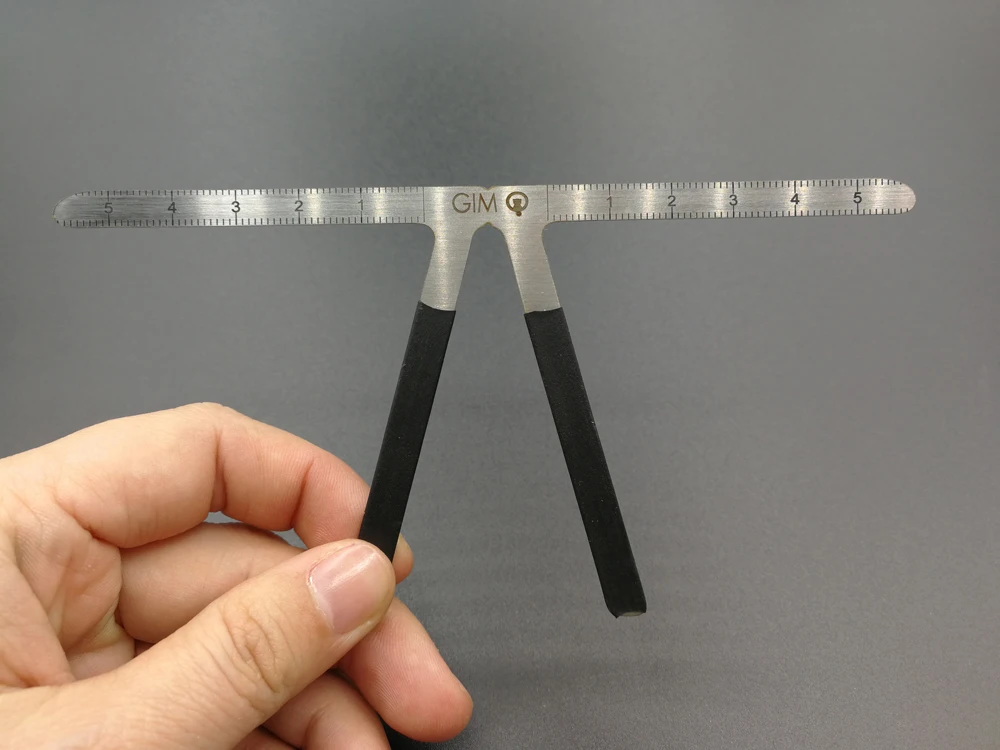 Permanent Makeup Tattoo Eyebrow Ruler Measure Tool Metal Eyebrow Balance Ruler Shaping Stencil Tools Microblading Supplies Ruler
