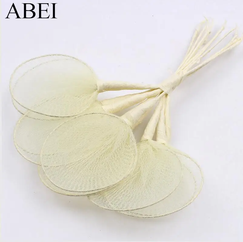 50pcs/lot Artificial Stockings Silk Flower Wedding Party Baby Favor Decors DIY Handmamde Material Fake Flowers for Baby Shower - Цвет: Beige