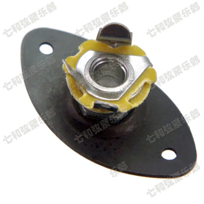 2 шт. черные овальные розетки 1/4 дюйма 6 35 мм|guitar jack|input jack6.35mm socket |