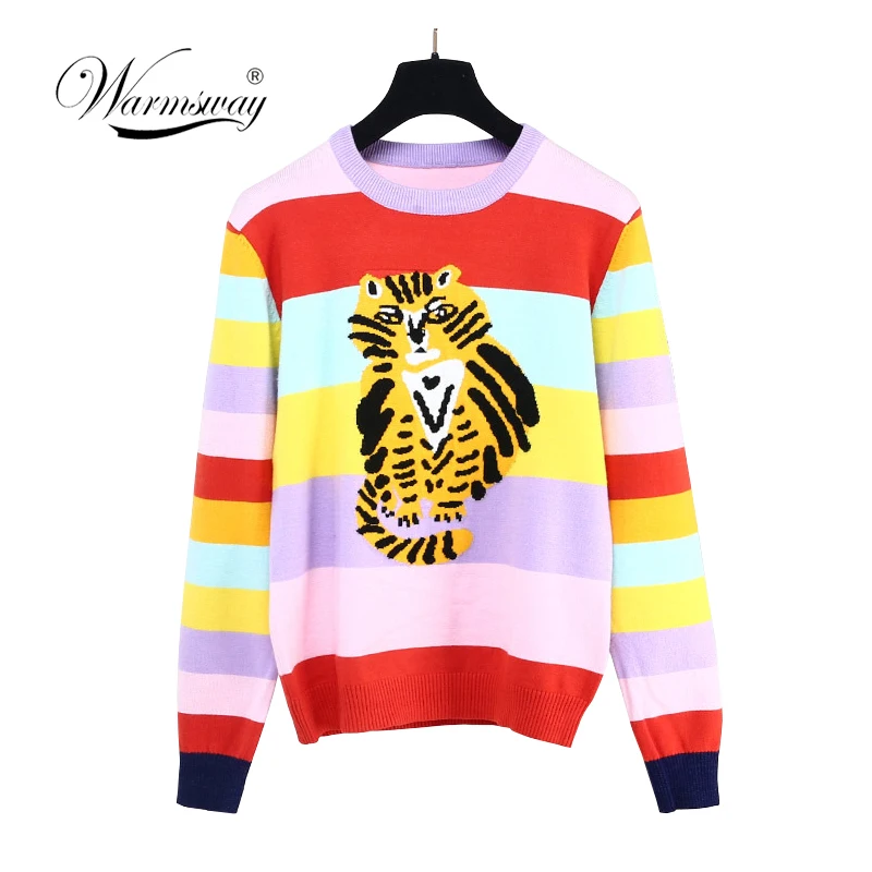 

O Neck Color Block Jumper Ladies Casual Autumn New Style Long Sleeve Clothing Spring Multicolor Pullovers Sweater C-314