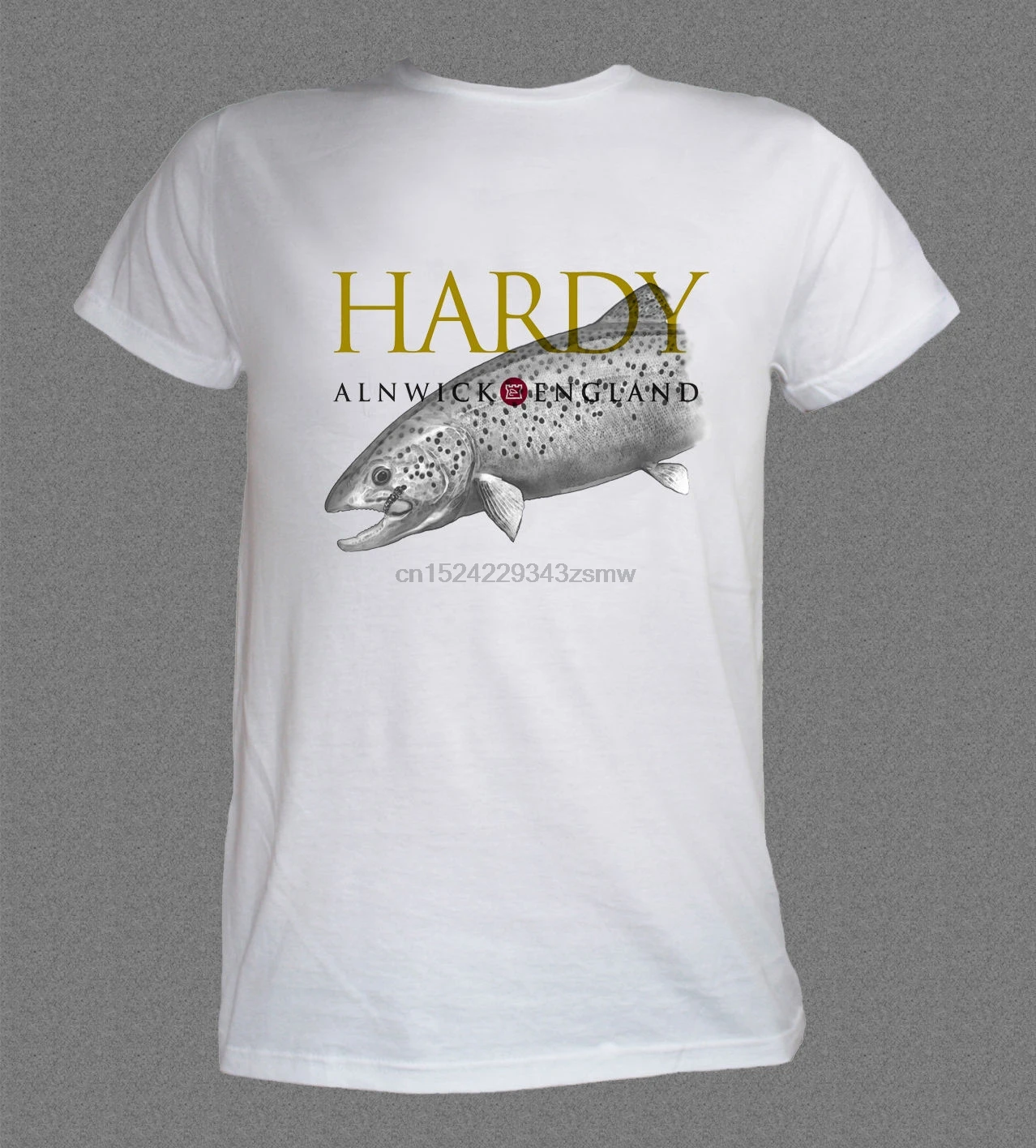 

LEQEMAO HARDY Brown Trout Fly-fishinger T-Shirt (various Sizes Available) Summer Style Hip Hop Men T Shirt Tops Breathable