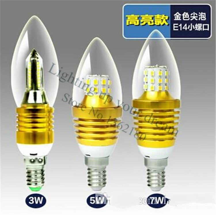 

Ultra Bright Chandelier Bulbs E14 E27 Led Candle bulb 7W led lamps Energy-saving lamps led lighting 3014SMD New Arrival on sales