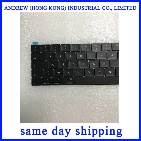 Оригинальная новая клавиатура A1707 Французская AZERTY для Apple Macbook 15 дюймов конец 2016