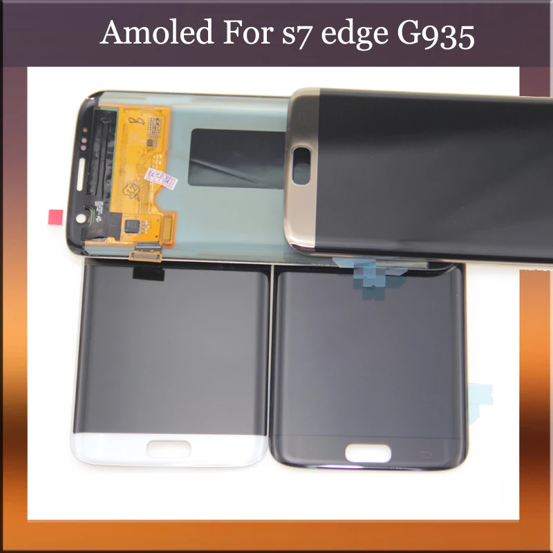 ЖК дисплей с дигитайзером сенсорного экрана 5 ''Super AMOLED для Samsung S7 edge G935F G935A