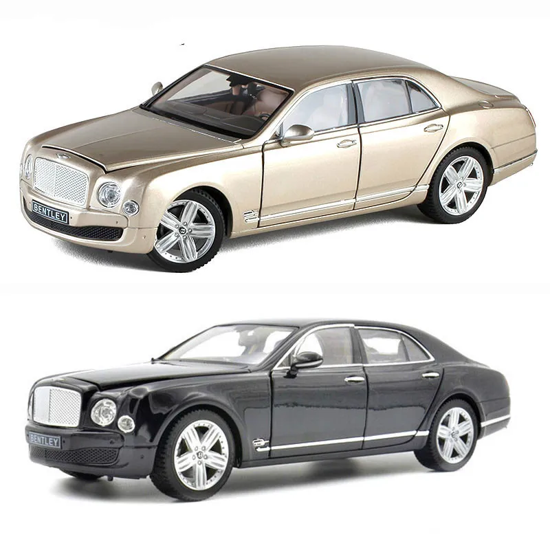 Моделирование 1:18 Bentley Mulsanne Limousine литая модель автомобиля коллекция игрушек модель автомобиля украшение подарок для детей