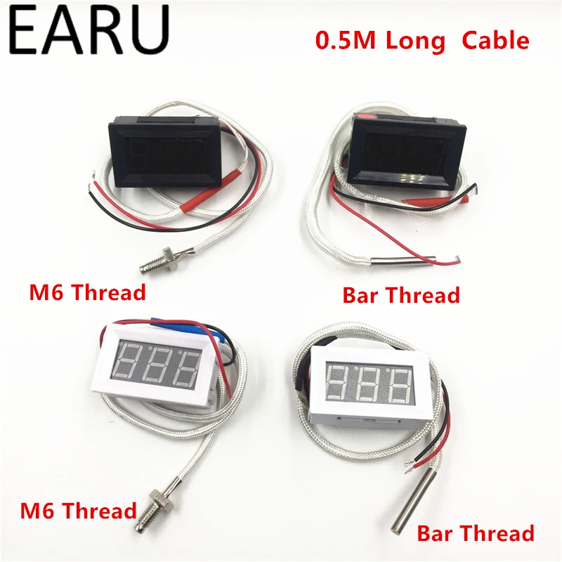 Термометр для измерения температуры 0 999C с ЖК дисплеем 1 шт.|thermometer thermostat|temperature