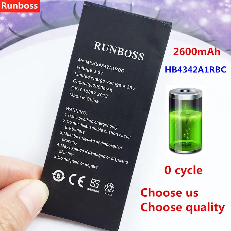 Аккумулятор для HUAWEI Ascend Y6 Honor 4A A5 2600 мАч HB4342A1RBC с двумя SIM картами возможностью