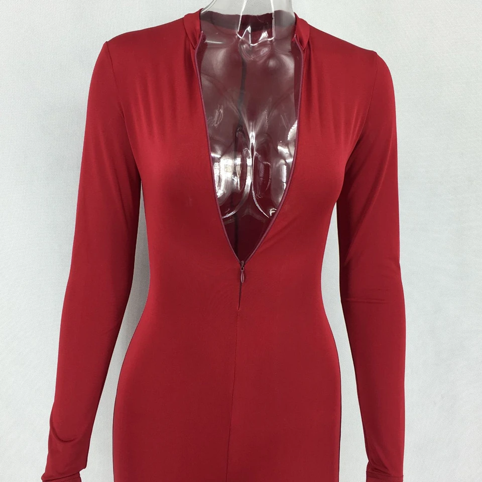 Long Sleeve Bodycon Jumpsuit (7)