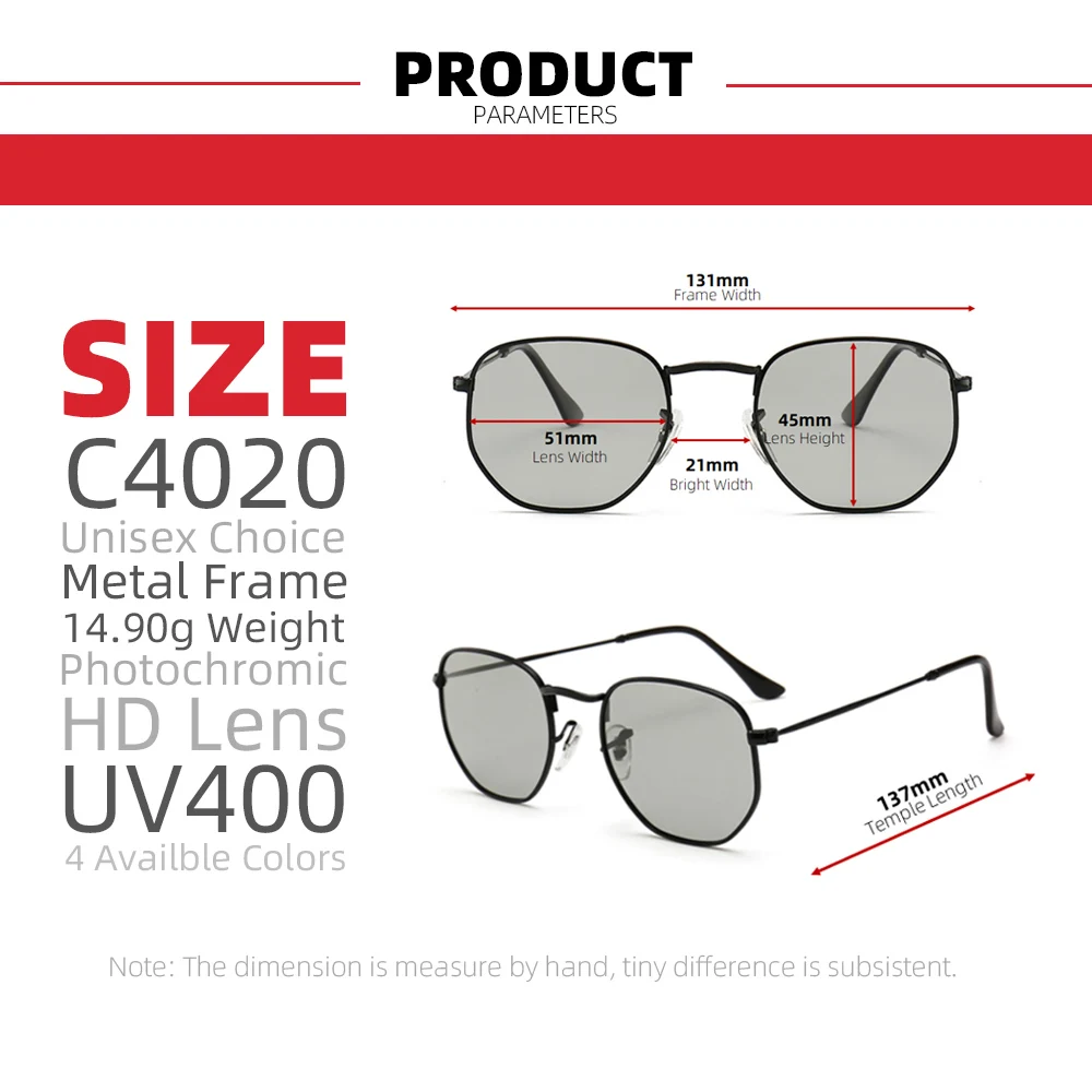 VIVIBEE Oval Women Fashion Photochromic Sunglasses Polarized Ladies Metal Gold Frame Sun Glasses 2025 Trending Female Shades 3
