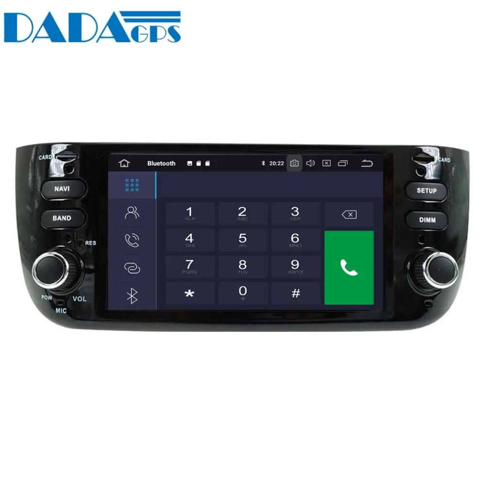 Автомагнитола на Android 9 0 4 + 32 ГБ мультимедийный DVD плеер для Fiat Punto 2009 2015 Linea 2012 GPS