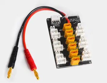 

high quality xt30 hotrc 1 - 3 parallel board for imax b6 charger plug load for rc helicopter battery