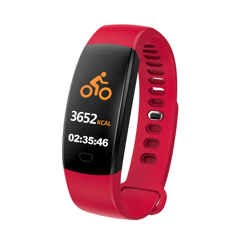 Uhoofit умный Браслет F64 часы Шагомер Фитнес трекер Smart Band 30 м Водонепроницаемый для