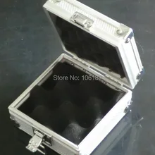 С фабрики 5 шт. Серебряная машинка для нанесения татуировки машина пистолет случае татуировки аксессуары