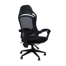 High Quality Live Silla Gamer Breathable Cushion Lacework Chair Ergonomics Can Lie Office Furniture Steel Feet With Footrest