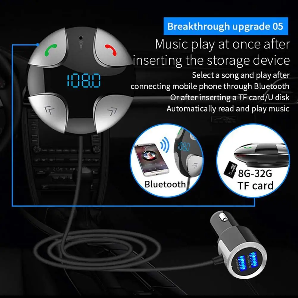 spesifikasi Mobil MP3 Player Mobil Bluetooth FM Transmitter Handsfree Mobil Kit MP3 Pemutar Musik Radio Monitor Tegangan TF U Disk 2 kabel USB untuk Mobil Online Mobil MP3 Player Mobil Bluetooth FM Transmitter Handsfree Mobil Kit MP3 Pemutar Musik Radio Monitor Tegangan TF U Disk 2 kabel USB untuk Mobil