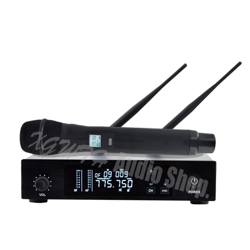 

Professional UHF Wireless Microphone System Handheld Headset Lavalier Laval Mic Cardioid Microfone for Karaoke Stage Performance