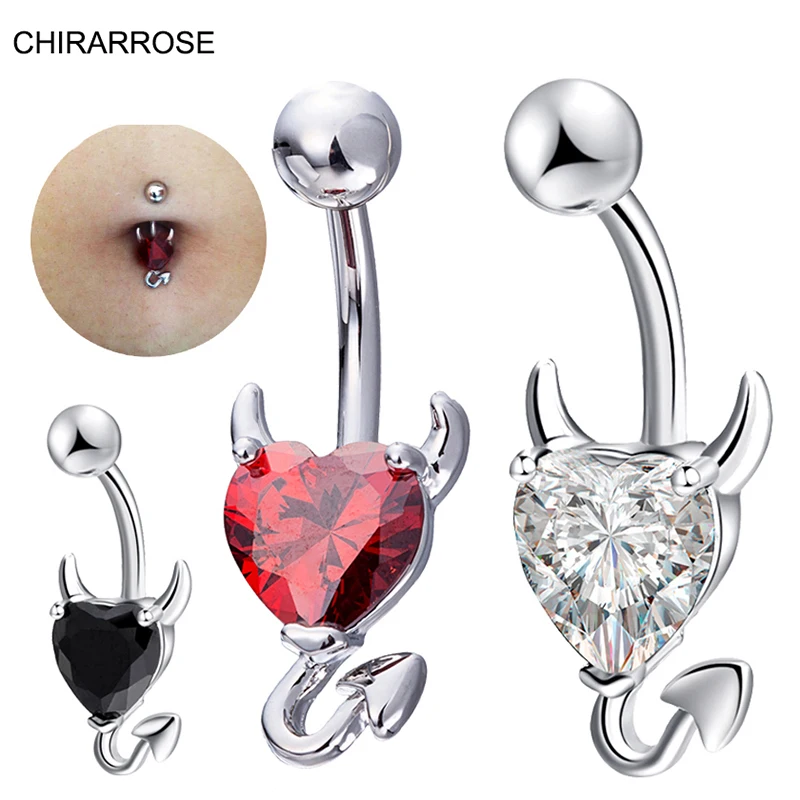New Fashion Silver Plated Natural Zircon Garnet Heart Crystal Belly 
