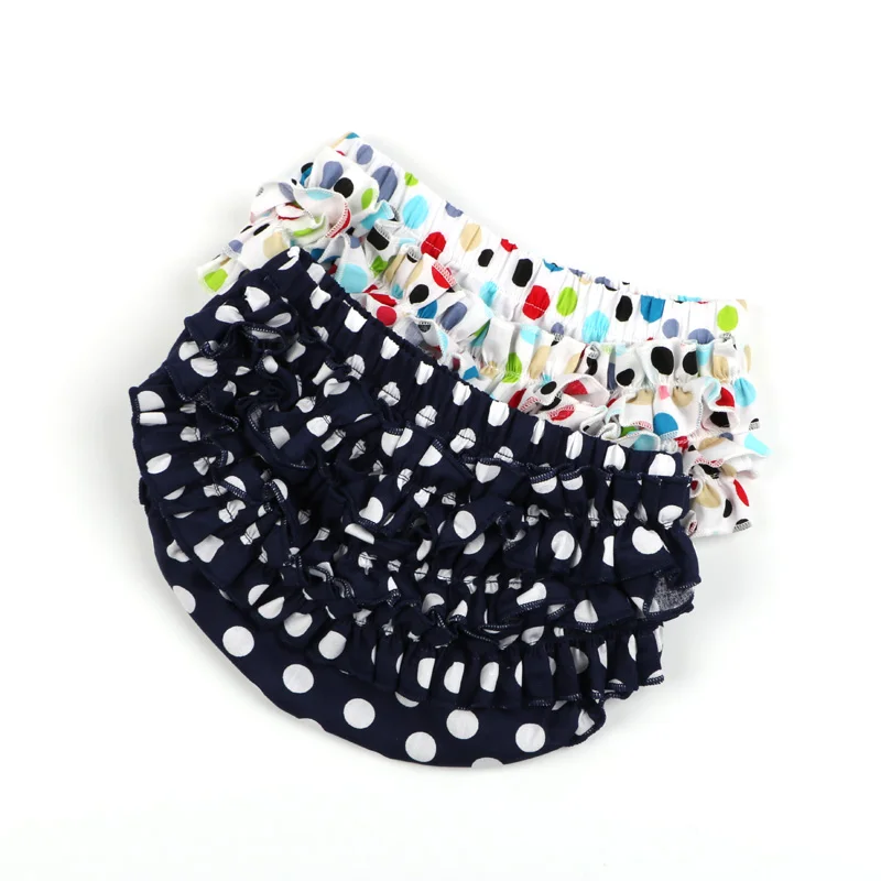 2018 NEW Baby Shorts Baby Boy Girl Bloomers Diaper Cover Bloomers Toddler Cotton Dots Ruffle Panties Baby Clothing YC110 (7)