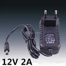 10 шт. 12v2a Импульсный источник питания Светодиодный источник питания лампы 12 В блок питания 12v2a адаптер питания 12 В 2a маршрутизатор США ЕС вилка