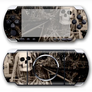 

Free drop shipping for custom skull sticker for Sony PSP 3000 Skin Stickers Front and Back Decal #TN-PP3000-547