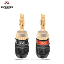 2 шт./1 пара 4 мм разъем типа "банан" Винты типа "банан" головка "черный и красный цвет