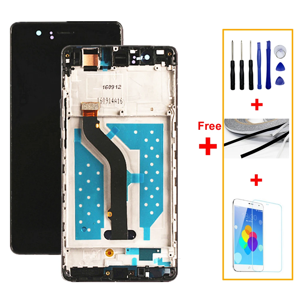 New Grade A+++ 5.2 Inch LCD With Frame Screen Display For HUAWEI P9 Lite Digitizer VNS-L21 L31 TL/AL00 Venu | Мобильные телефоны и