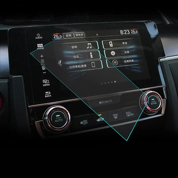 

2016 2017 2018 for Honda Civic 4-Door Sedan 9 Inch !!! Interior Accessories Car GPS Navigation Screen Protector Films