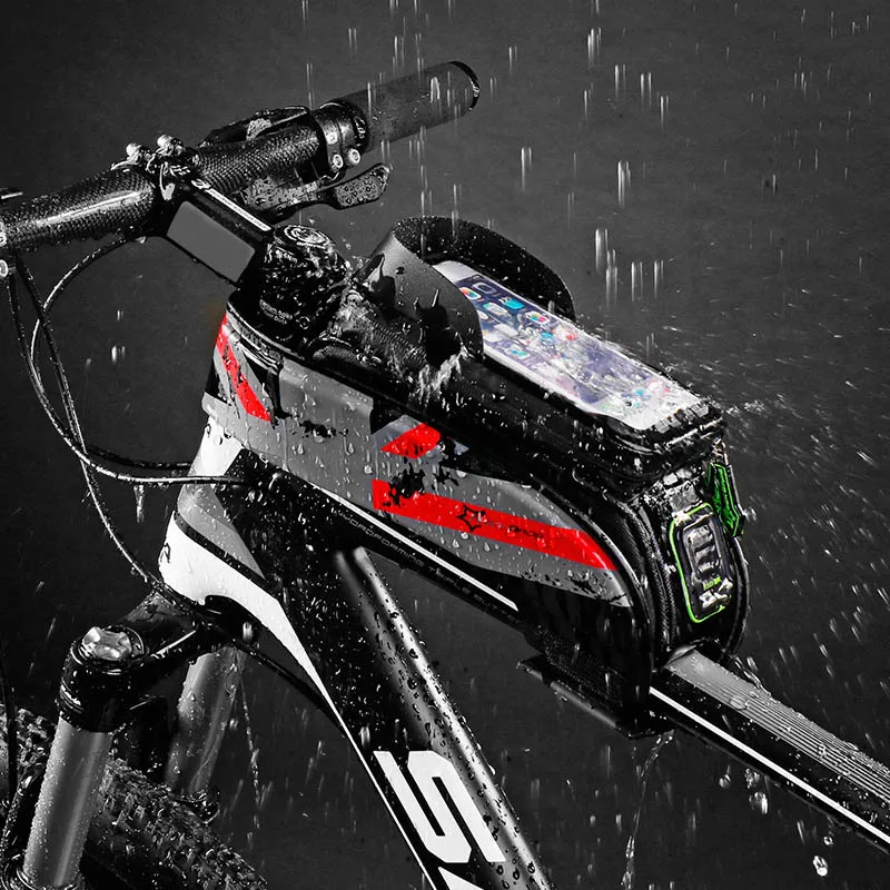 

M Road Bicycle Bike Bag Waterproof Cycling Top Front Tube Frame Saddle Bags Case For 5.8/6.0inch Cell Phone 88 B2Cshop