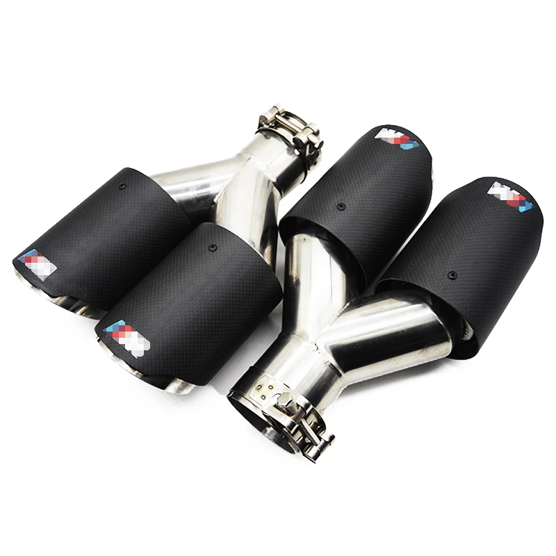 CNparts 1 шт. для BMW1 2 3 4 5 7 X Z SeriesM высокое качество карбоновый автомобиль Близнецы задняя выхлопная труба глушитель аксессуары