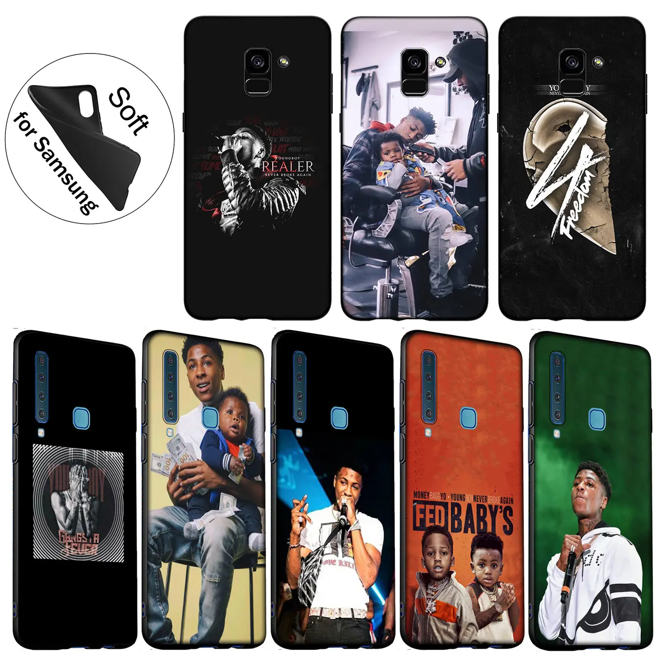IYICAO YoungBoy мягкий чехол для Samsung Galaxy A6 A9 A8 A7 2018 A3 A5 2016 2017 Note 9 8 10 Plus Lite |