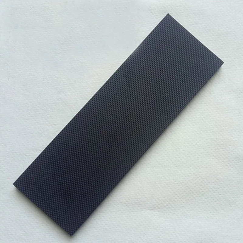 2 шт. Diy материал ручки ножа тонкие линии черный цвет стекловолокна G10 Материал ручной работы патч материал - Цвет: Blcak 120x40x6mm