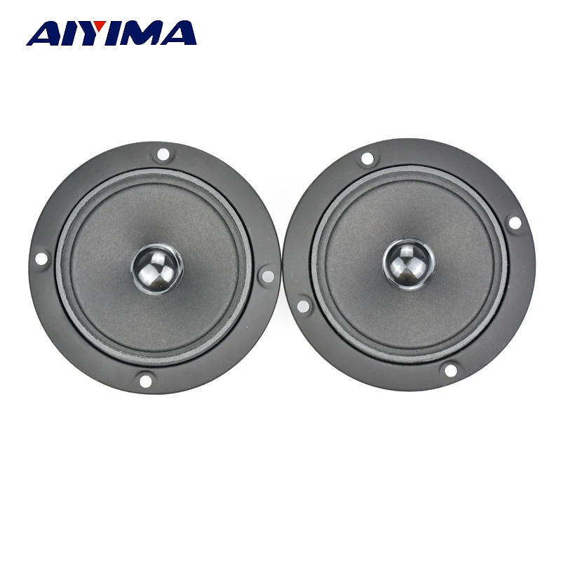 Audio Speakers Tweeter Speaker 2Pcs 3Inch Tweeters Loudspeakers Audio Speakers 4 Ohm 50W KTV Dedicated Audio Visual High Sensitivity Speaker