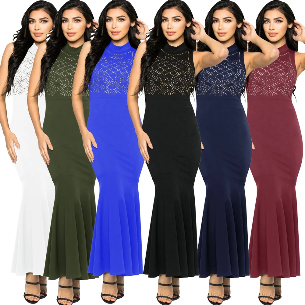 turtleneck ballgown