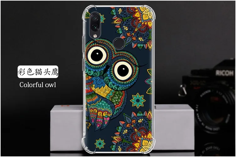 

Xiaomi Redmi Note 7 Case. Ultra-thin soft TPU silicone back cover Painted pattern for case Xiaomi Redmi Note 7 coque funda #