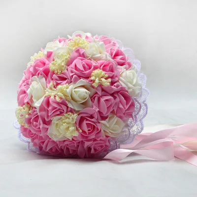 New cheerleading Pom Poms HI-Q bride holding flowers hand flowers wedding decoration bride bouquet