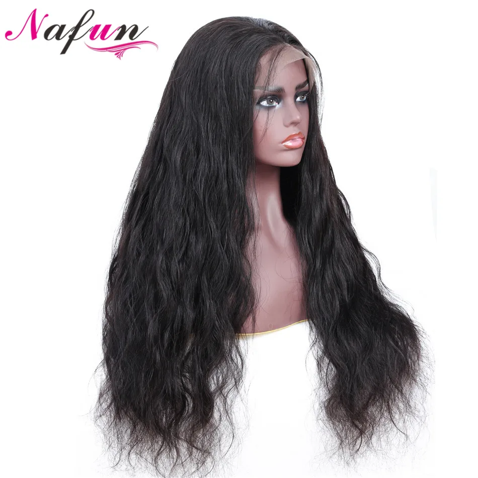 

NAFUN 13x4 Lace Front Wigs With Baby Hair For Black Women Peruvian Remy Body Weave Wig Lace Front Human Hair Wigs